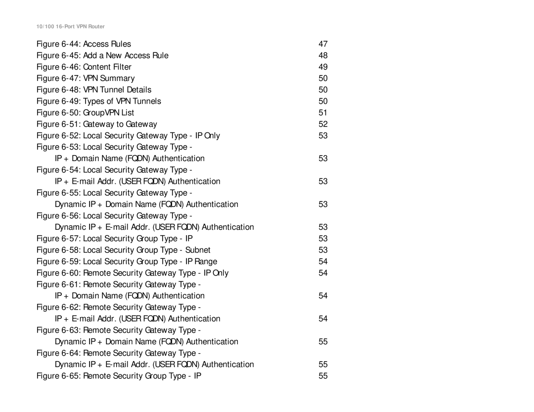 Linksys RV016 manual Access Rules 