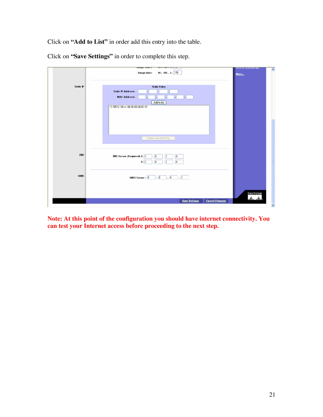 Linksys RV042 installation instructions 