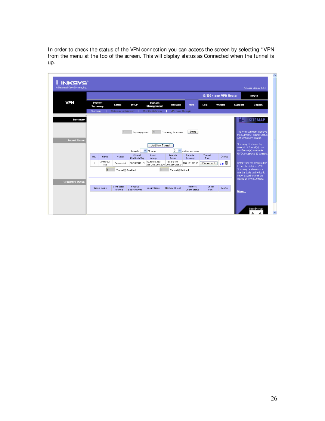 Linksys RV042 installation instructions 