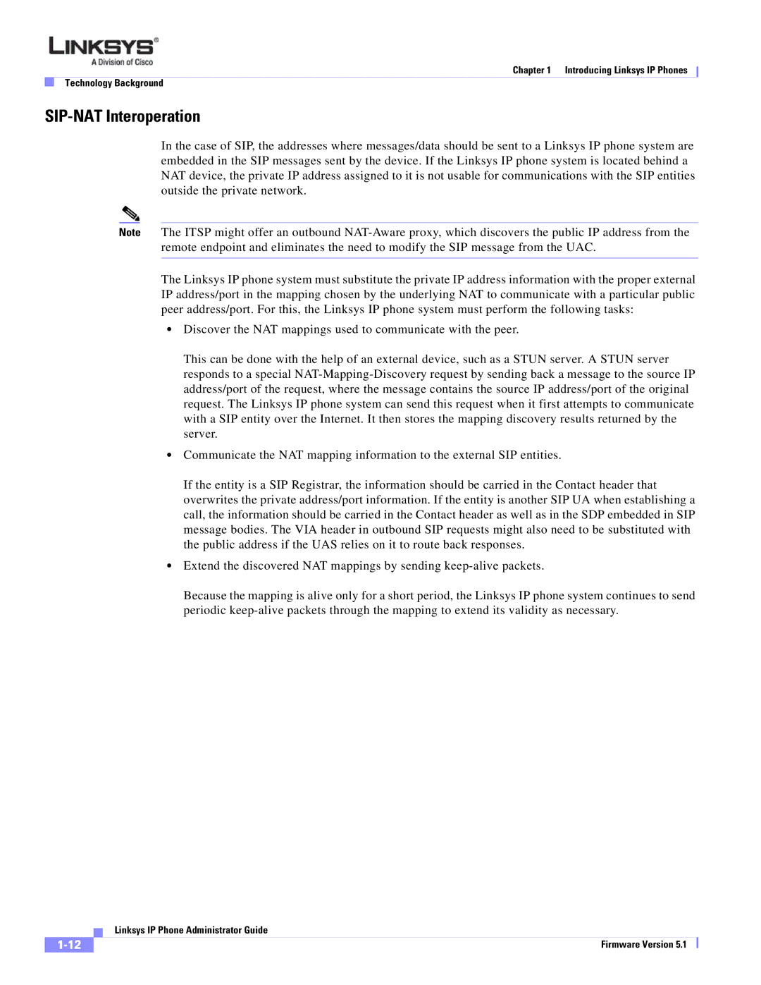 Linksys SPA 900 SERIES manual SIP-NAT Interoperation 