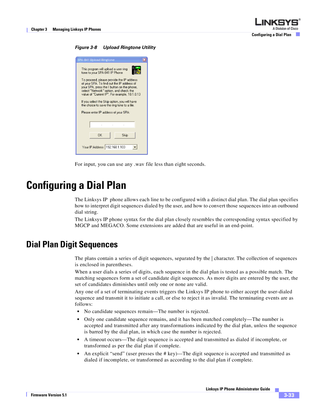 Linksys SPA 900 SERIES manual Configuring a Dial Plan, Dial Plan Digit Sequences 