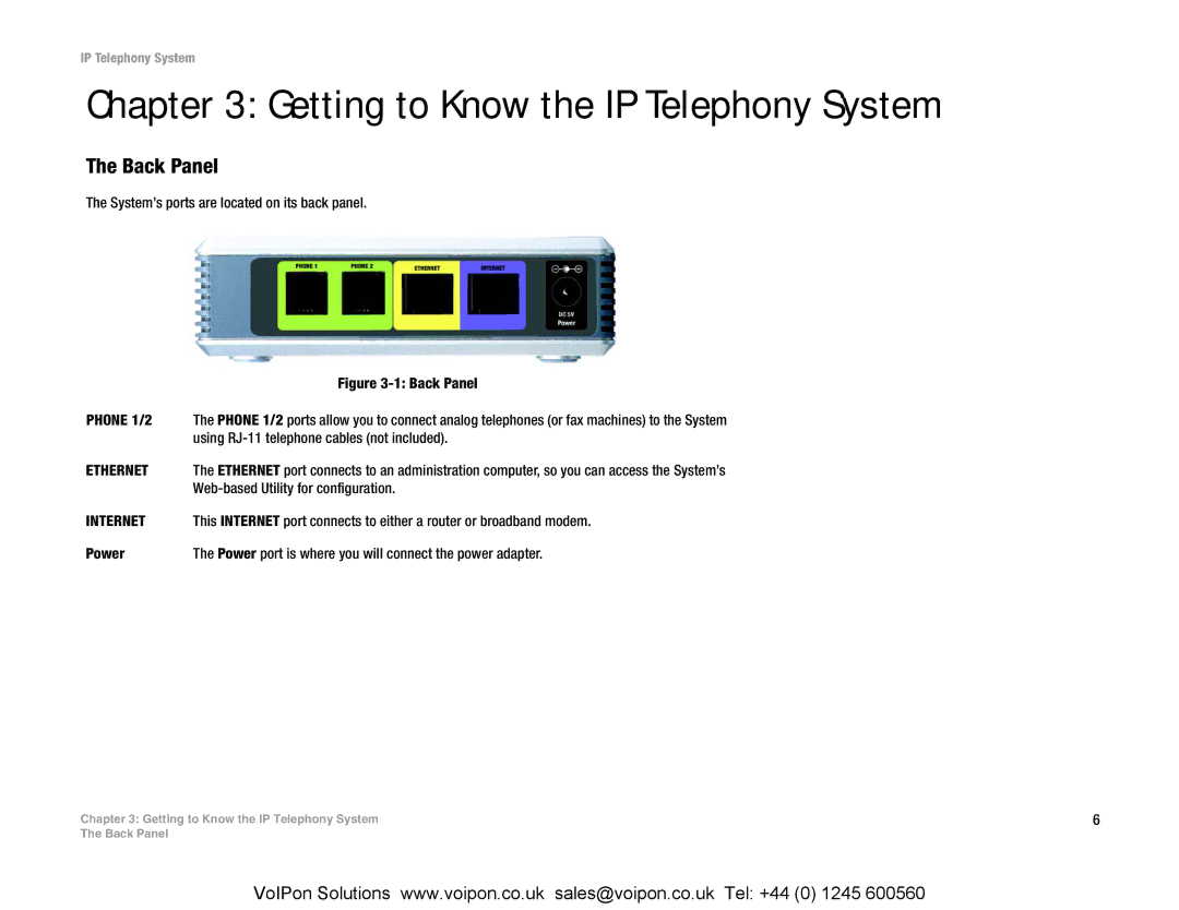 Linksys SPA9000 manual Getting to Know the IP Telephony System, Phone 1/2 