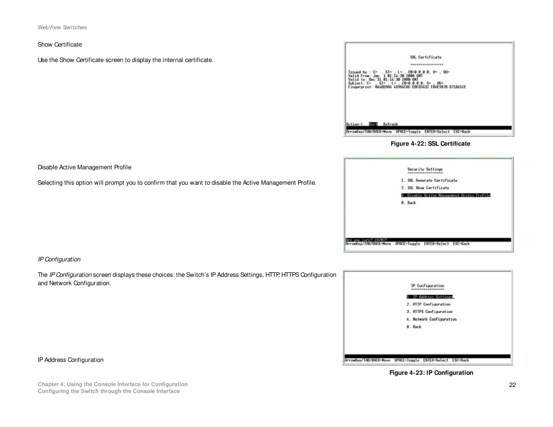 Linksys SRW2008MP, SRW2008P manual IP Configuration 