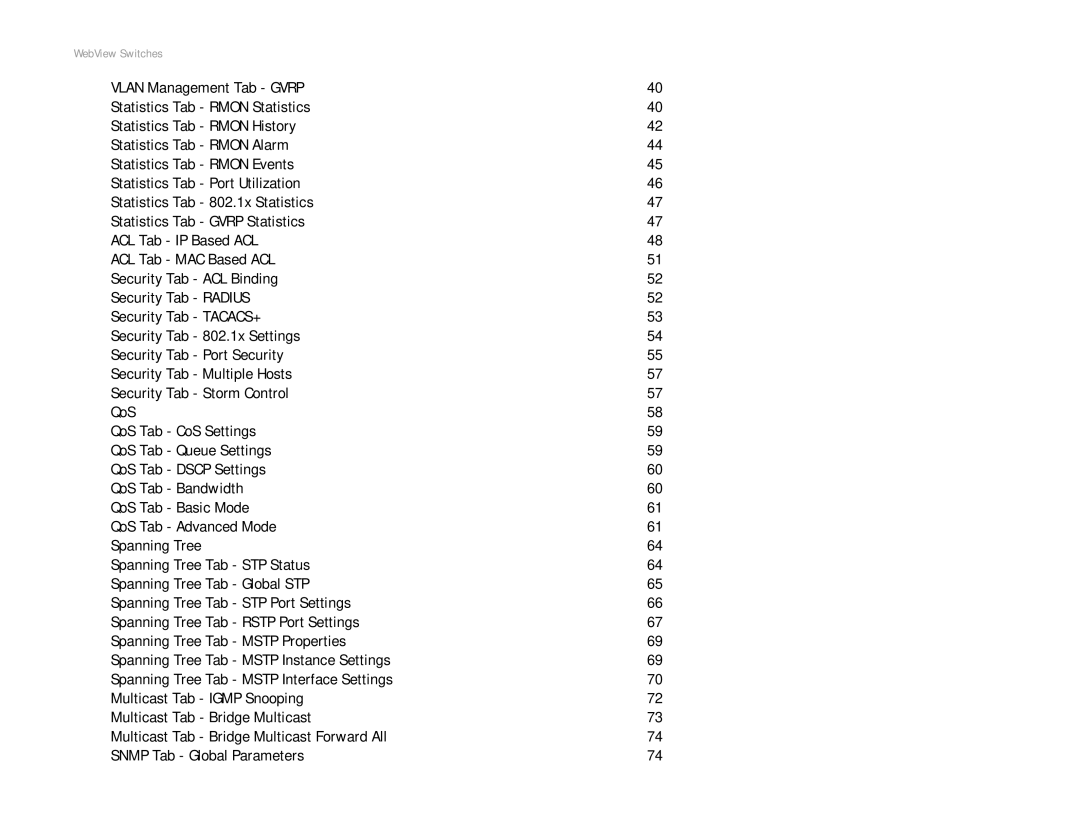 Linksys SRW2008P, SRW2008MP manual WebView Switches 