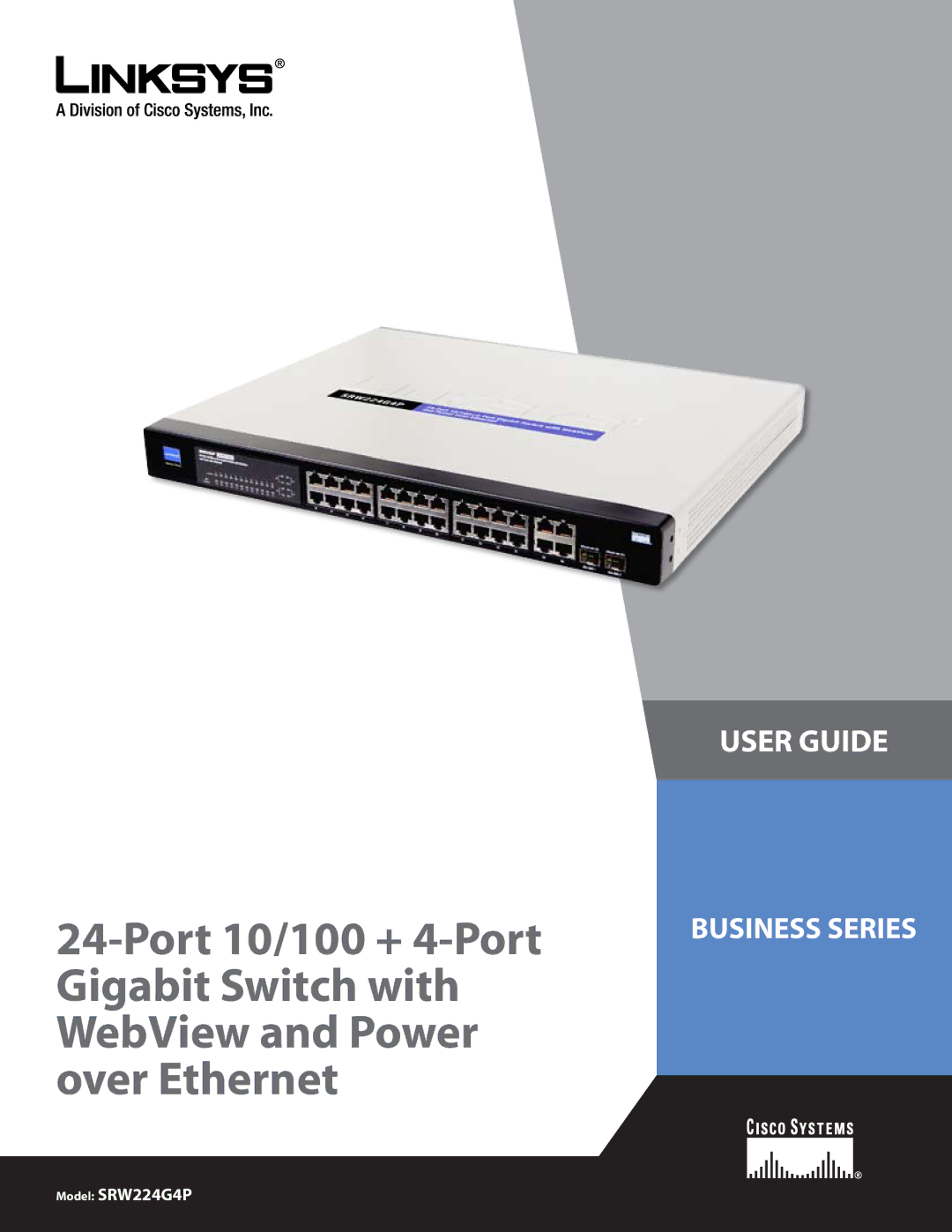 Linksys SRW224G4P manual User Guide 