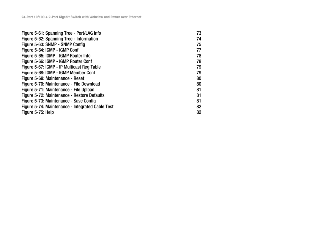 Linksys SRW224P manual Spanning Tree Port/LAG Info 