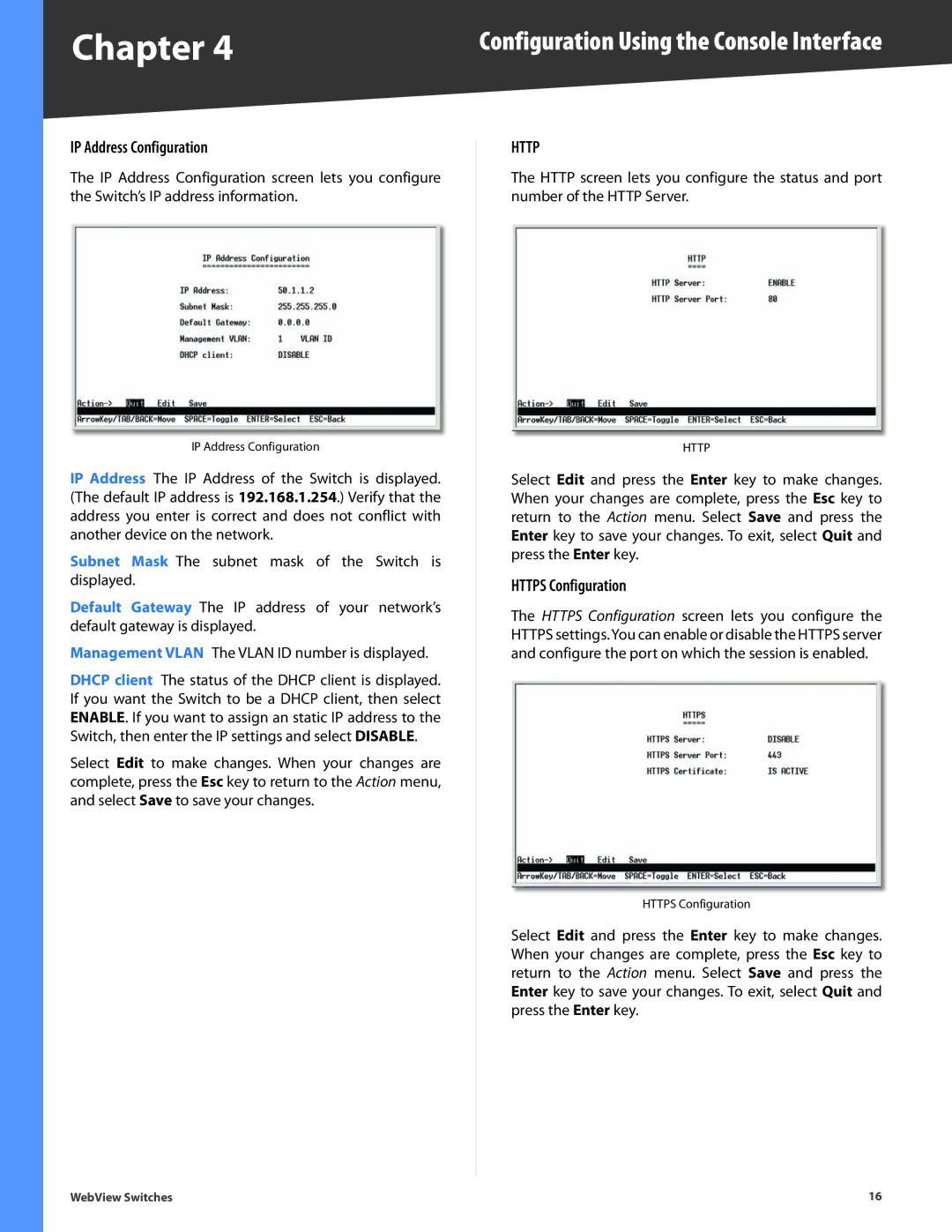 Linksys SRW224G4, SRW248G4, SRW2048, SRW2024, SRW2016 manual Http 