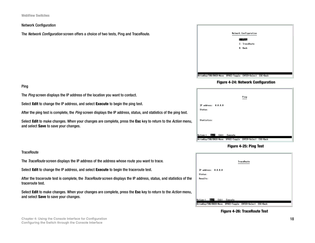 Linksys SRW248G4, SRW2048, SRW224G4, SRW2016 manual Network Configuration 