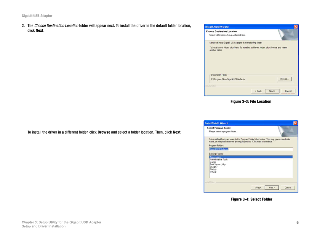 Linksys USB1000 manual File Location 