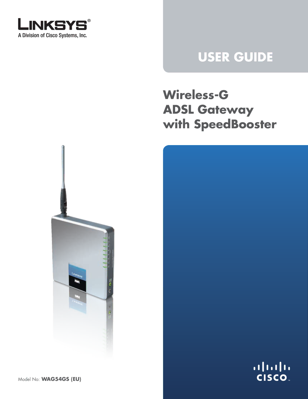 Linksys WAG54GS manual User Guide 