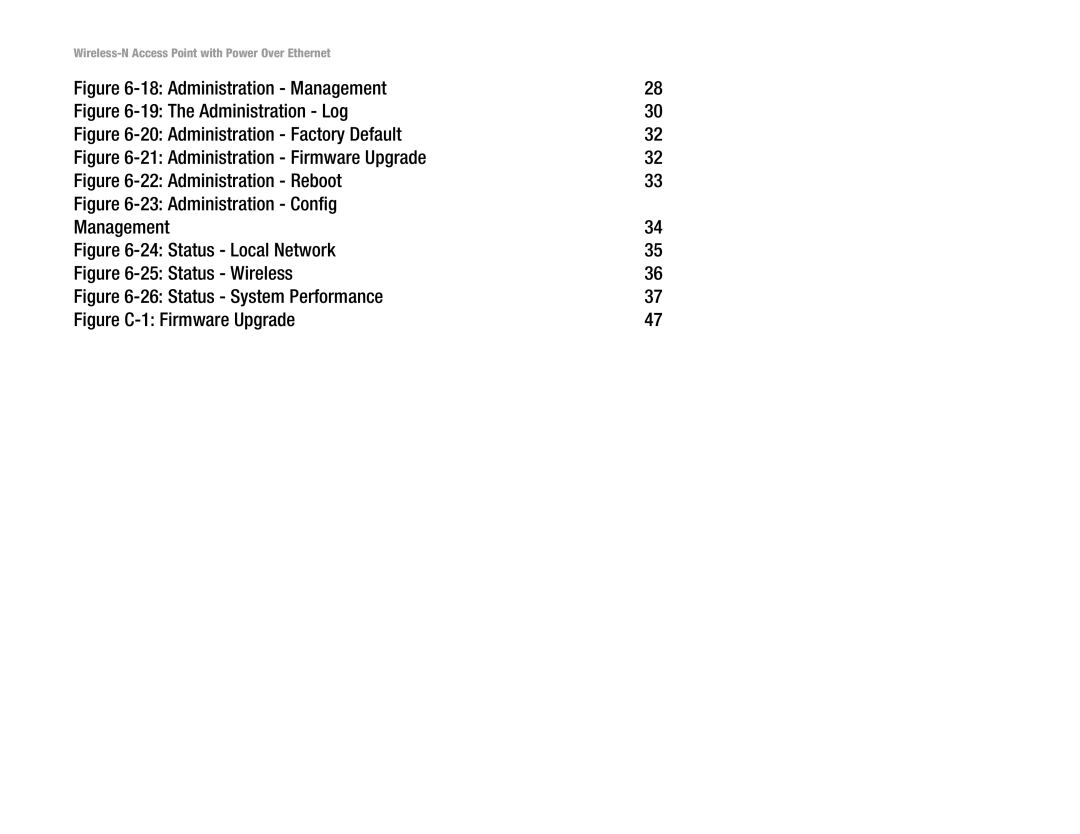 Linksys WAP4400N manual Administration Management 