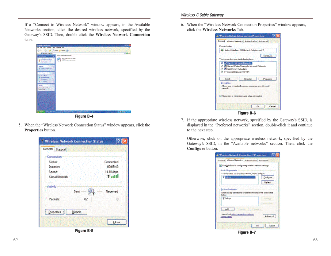 Linksys WCG200 manual Figure B-4 