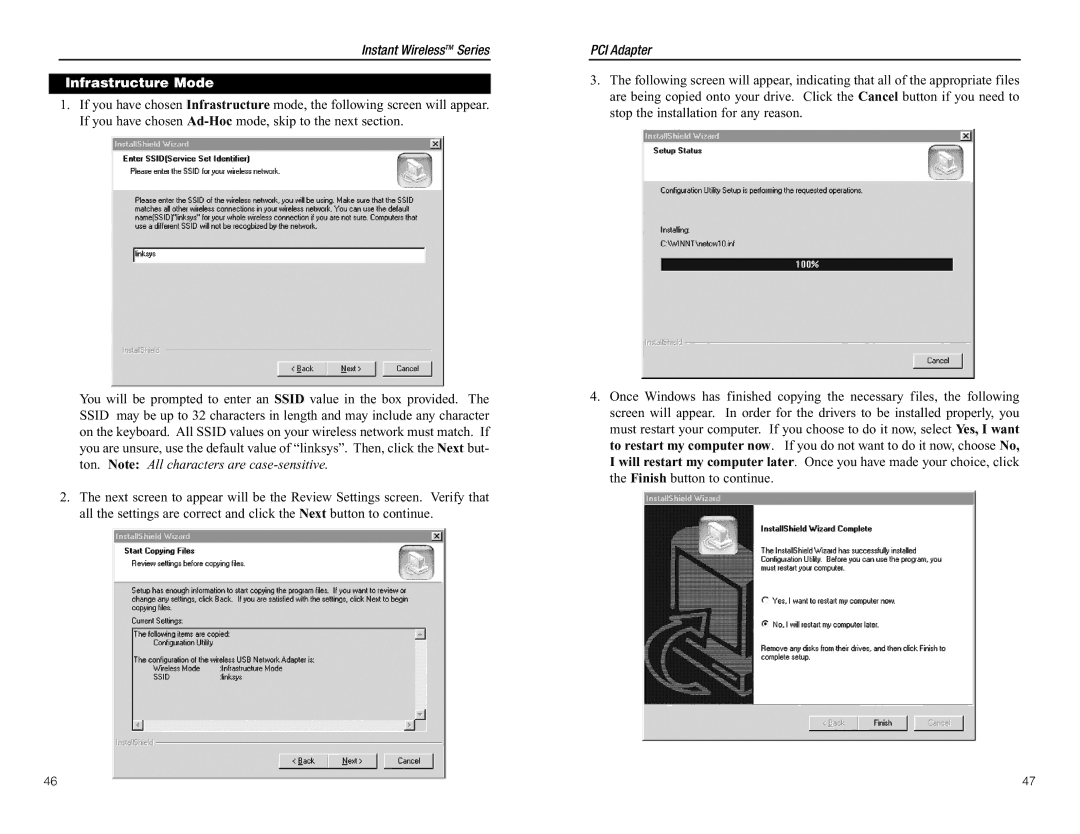 Linksys WDT11 manual Infrastructure Mode 