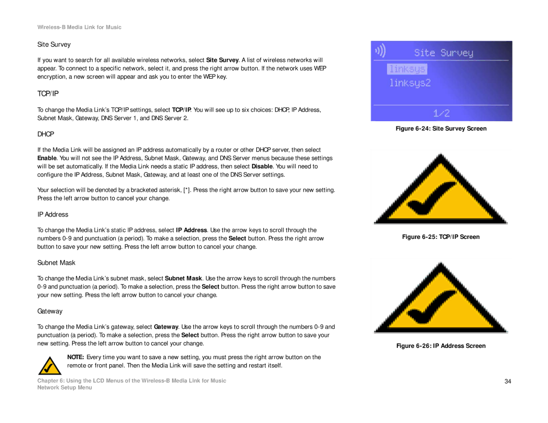 Linksys WMLS11B, WML11B manual Site Survey Screen 