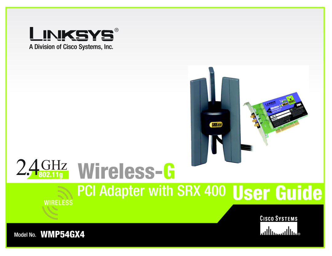 Linksys WMP54GX4 manual Wireless- G 