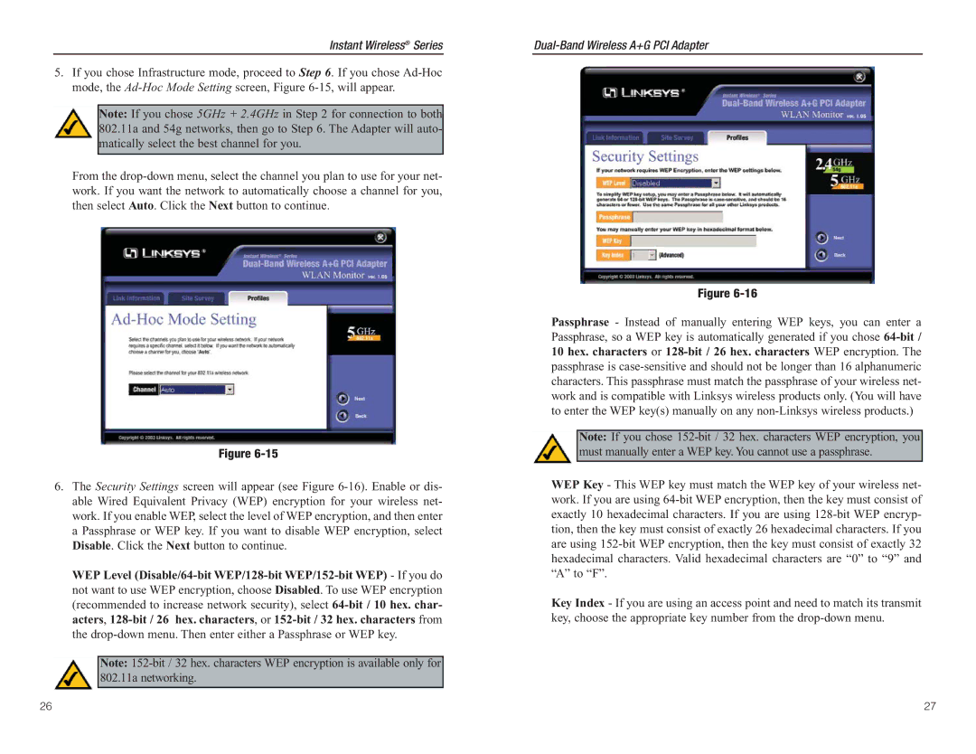 Linksys WMP55AG manual Instant Wireless Series 