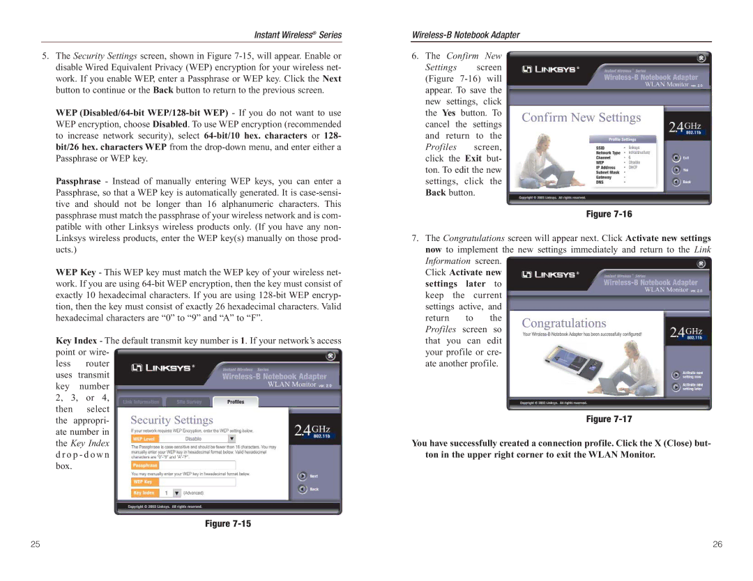 Linksys WPC11 manual Instant Wireless Series 