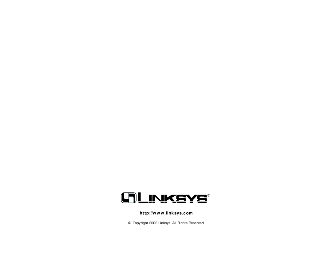 Linksys WPG12 manual Copyright 2002 Linksys, All Rights Reserved 