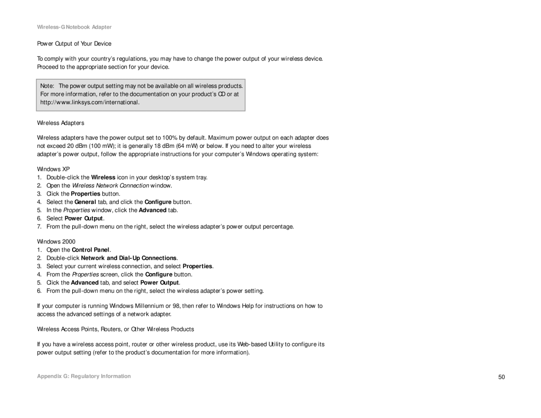 Linksys WRK54G (EU/LA) manual Open the Wireless Network Connection window 