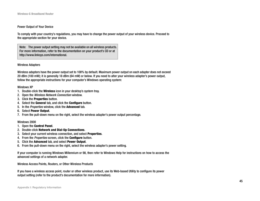 Linksys WRK54G (EU/LA) manual Open the Wireless Network Connection window 