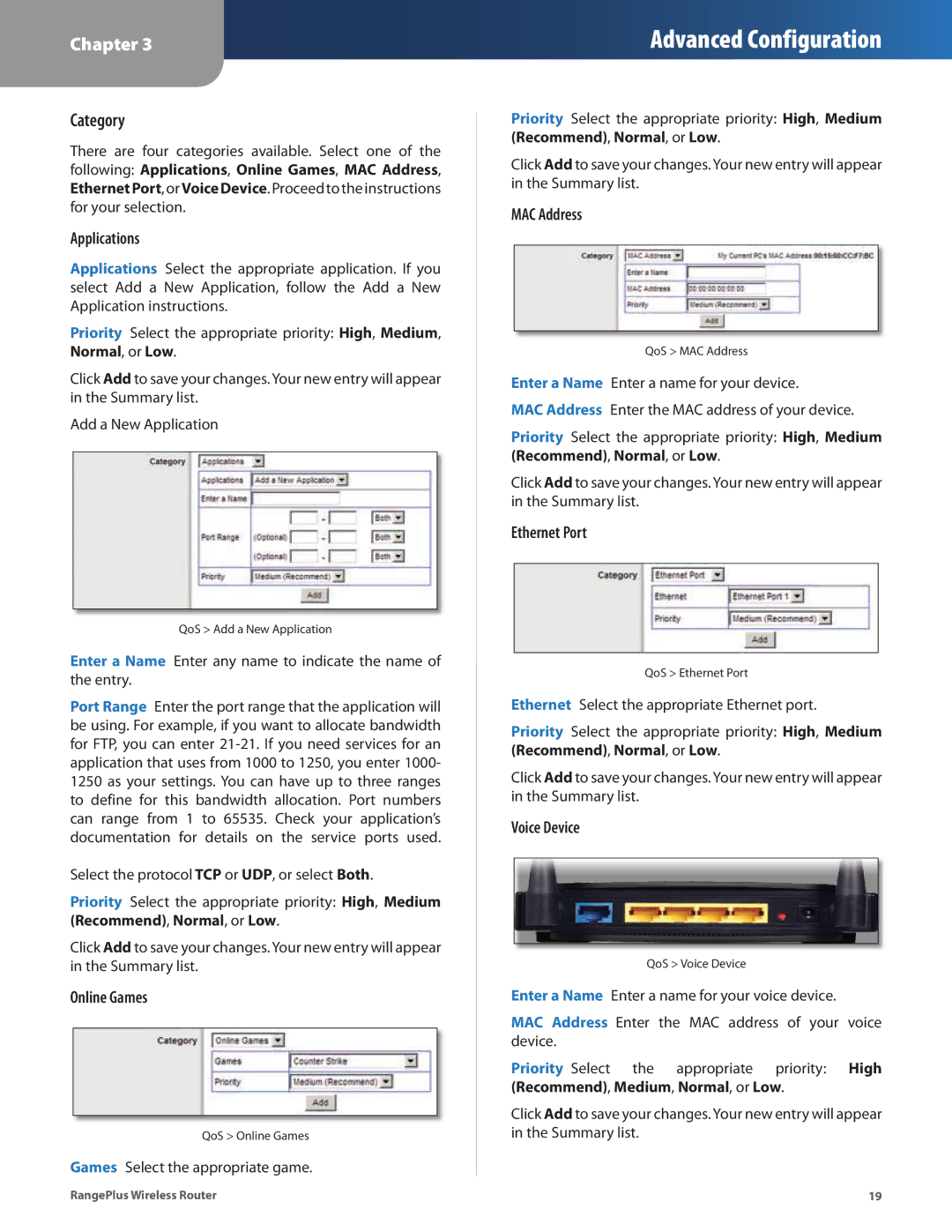 Linksys WRT100 manual Category 