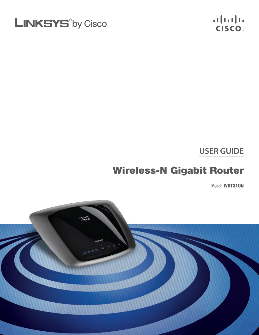 Linksys WRT310N manual Wireless-N Gigabit Router 