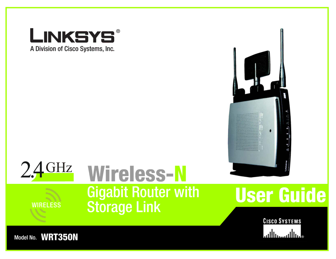 Linksys WRT350N manual Wireless- N 