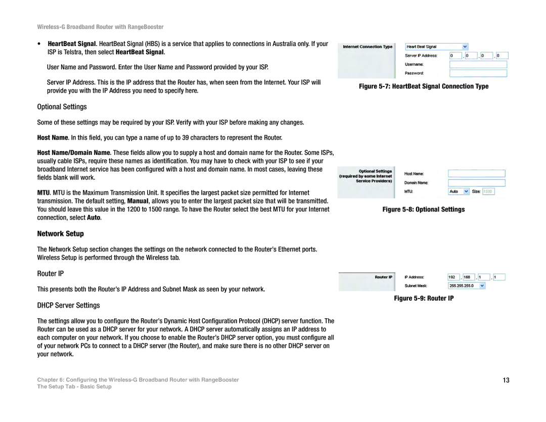 Linksys WRT54GR manual Router IP 