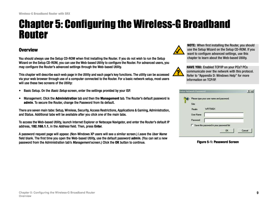Linksys WRT54GX manual Configuring the Wireless-G Broadband Router, Overview 