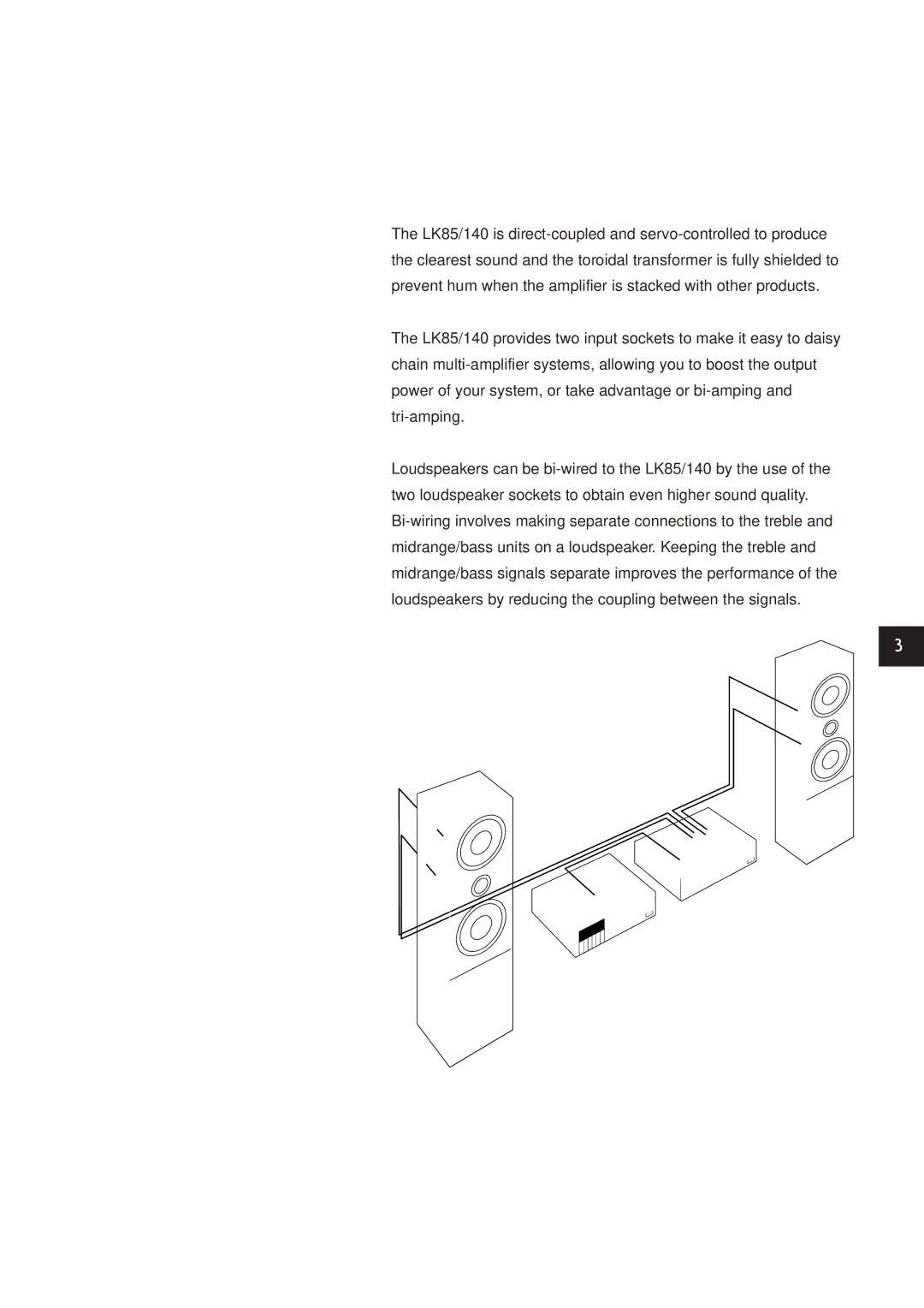 Linn LK140, LK85 owner manual 