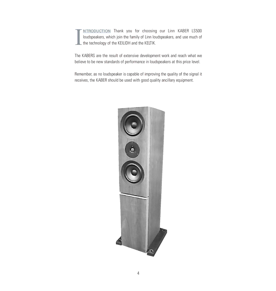 Linn LS500 owner manual 