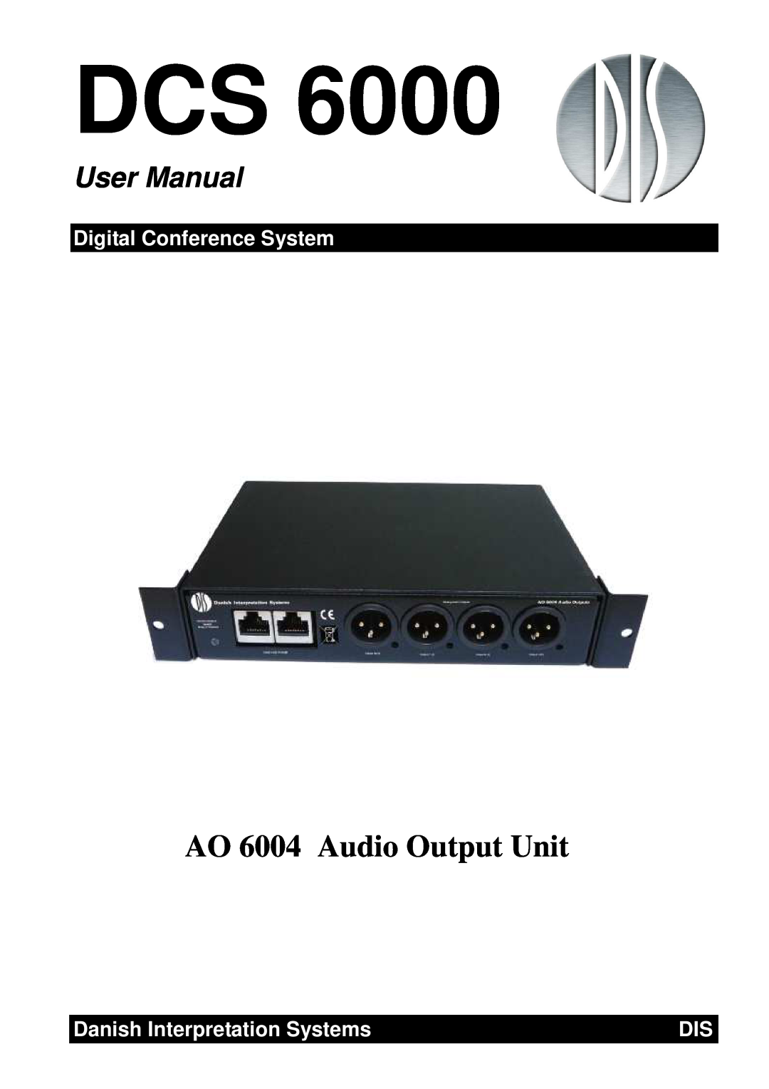 Listen Technologies AO 6004 user manual Digital Conference System, Danish Interpretation Systems 