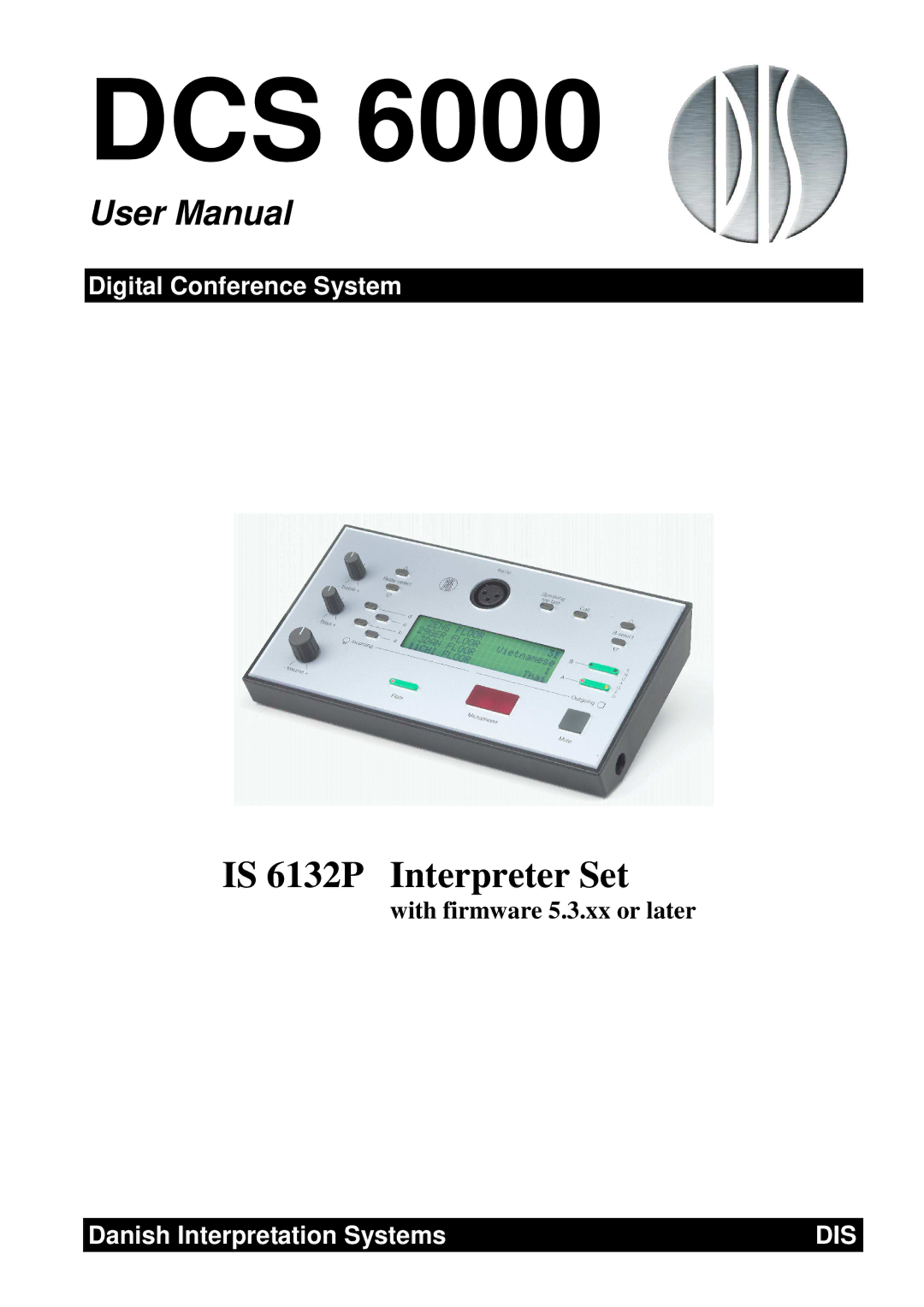 Listen Technologies IS 6132P user manual Digital Conference System, Danish Interpretation Systems 