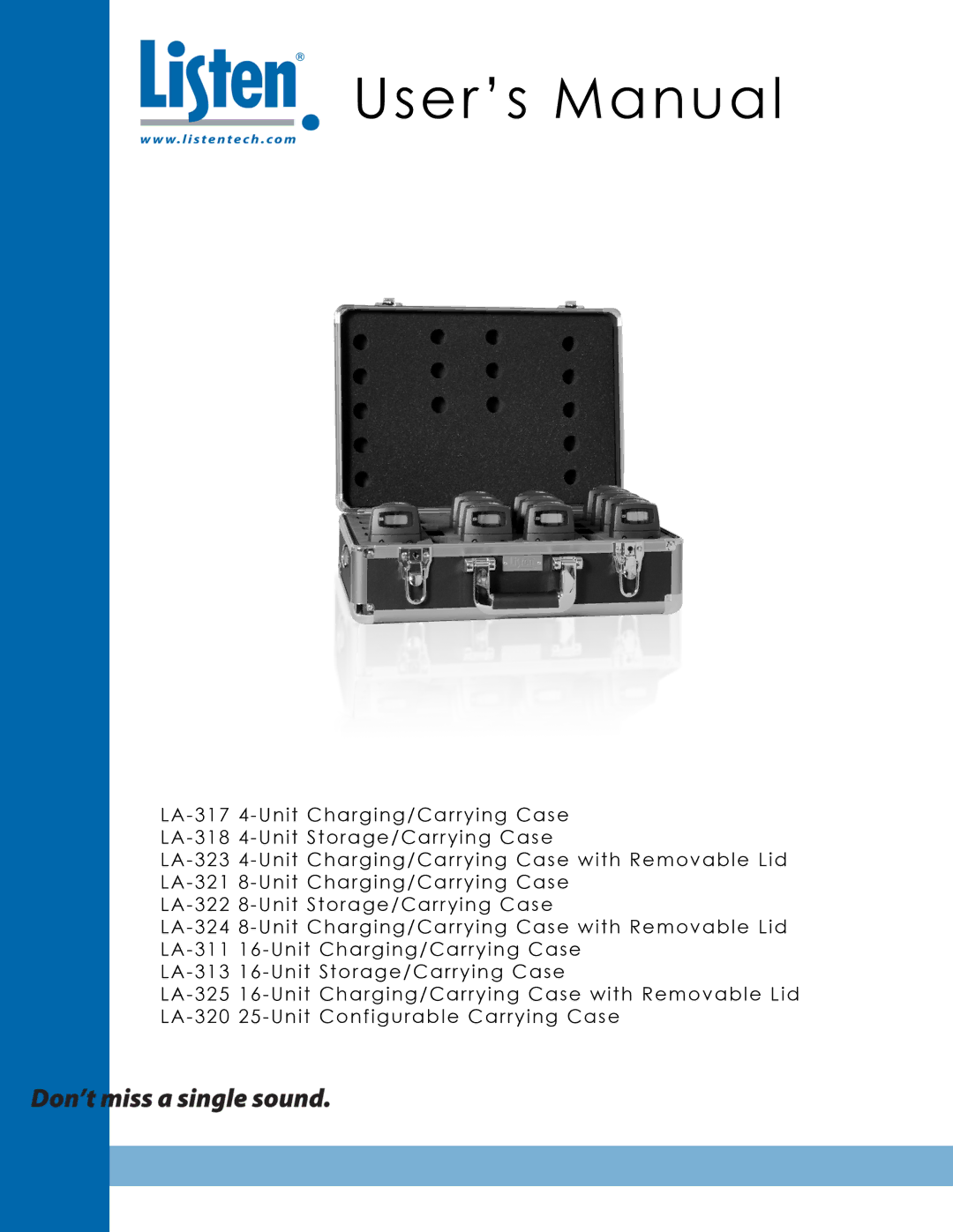 Listen Technologies LA-318 manual 