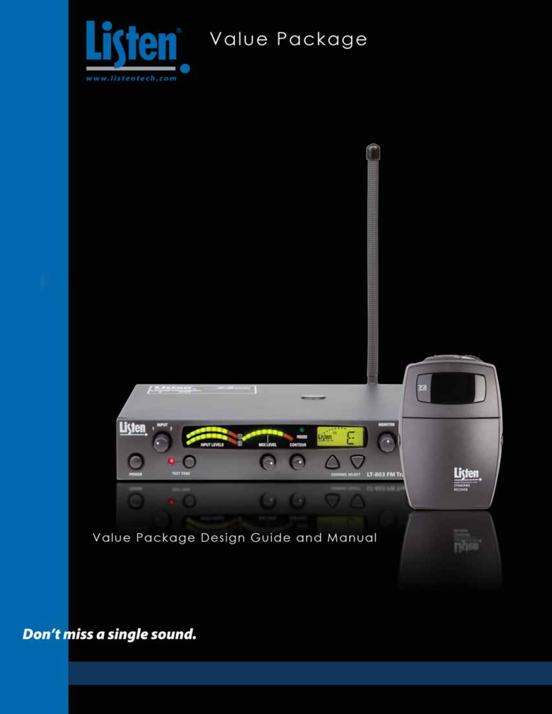 Listen Technologies LR-200-072, LP-3CV-072, LT-803-072, LA-161, LA-123 90 manual 