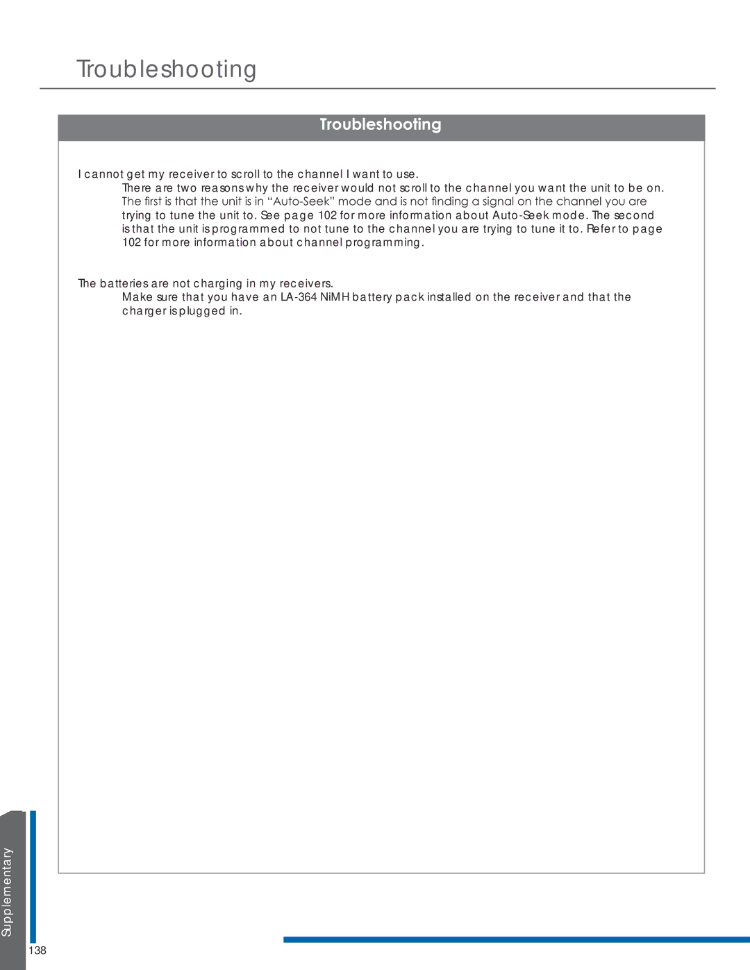 Listen Technologies LT-82LA, LR-42, LR-44, LA-351, LA-350 manual SupplementaryDesignLALT--14082Guide 