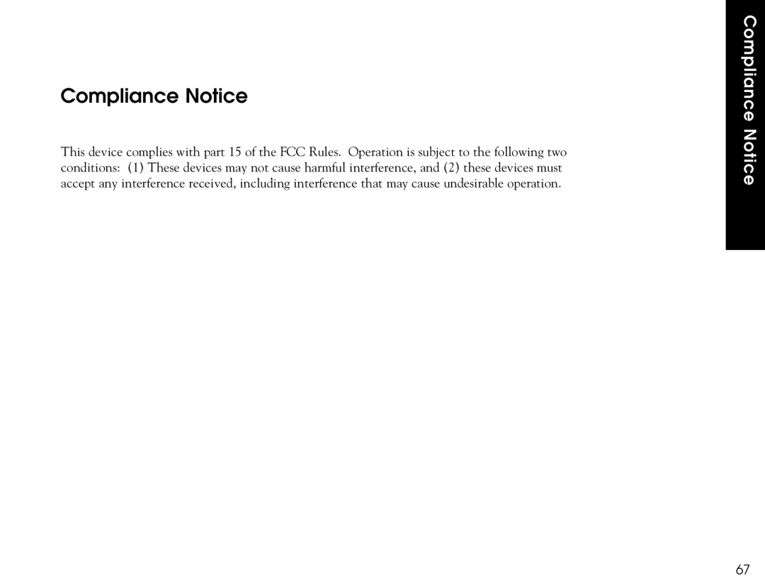 Listen Technologies LR-500, LR-400, LR-300 user manual Compliance Notice 