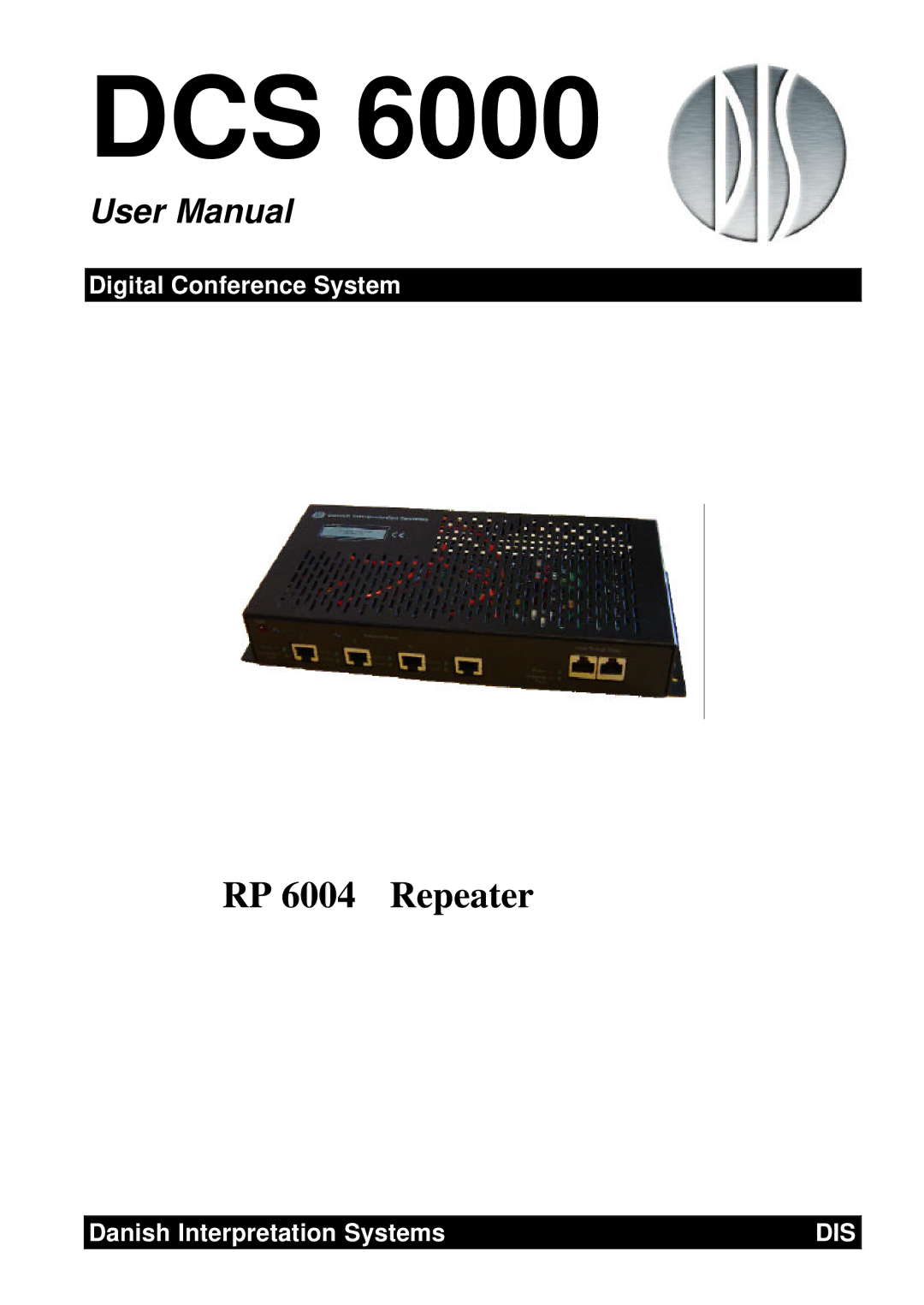 Listen Technologies RP 6004 user manual Digital Conference System, Danish Interpretation Systems 