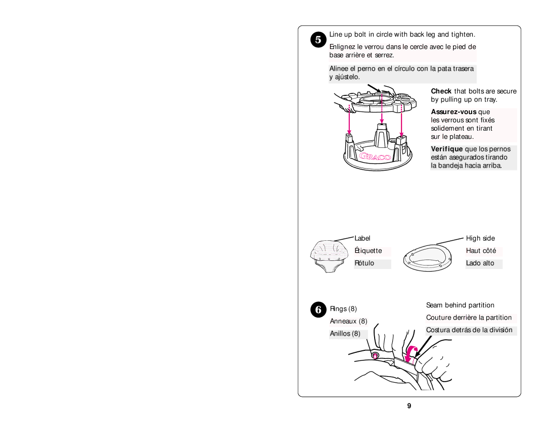 Little Tikes ISPE002AA manual Anillos 