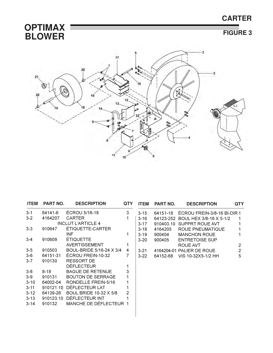 Little Wonder LB900-00-01 technical manual Carter 