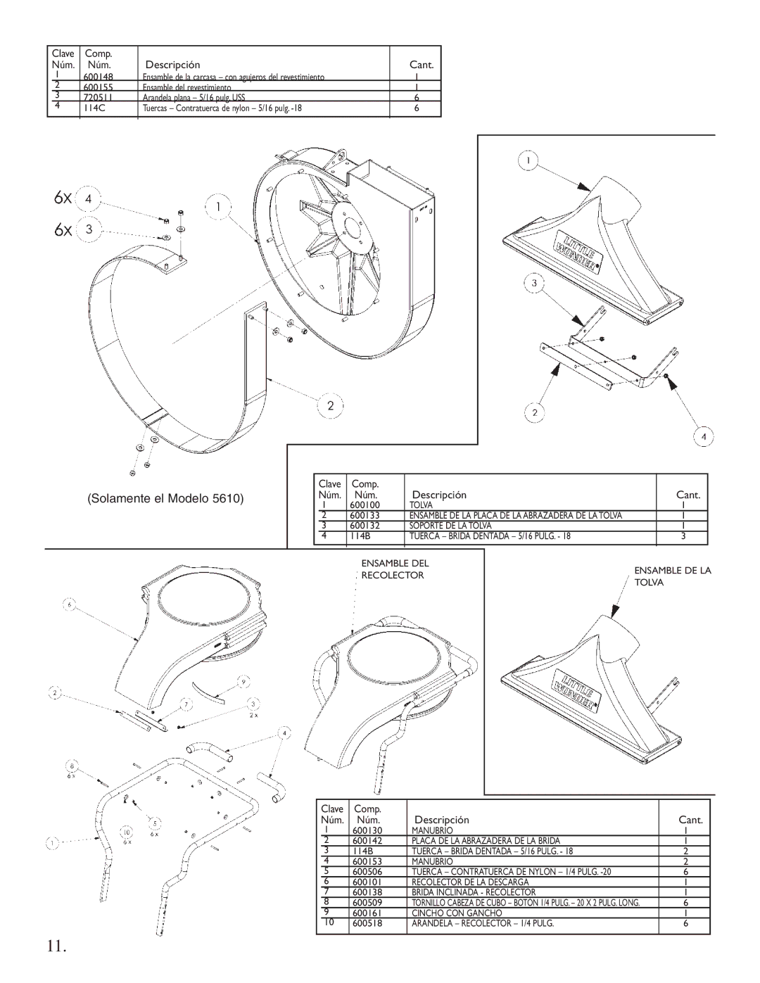 Little Wonder Little Wonder manual Solamente el Modelo 