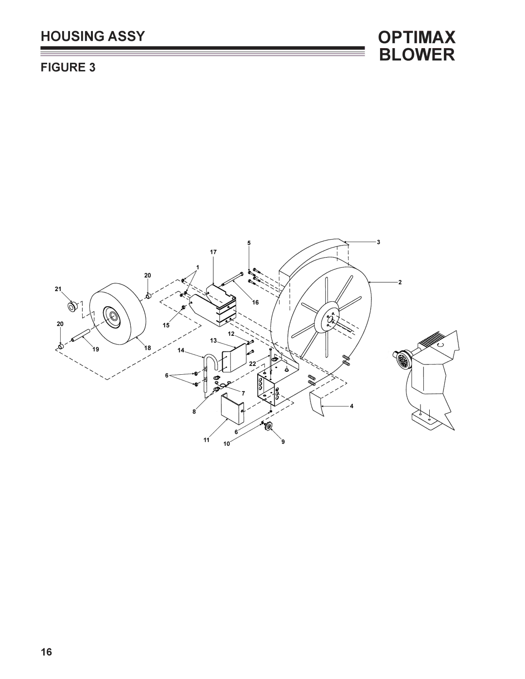 Little Wonder MAN 4163480 technical manual Housing Assy 