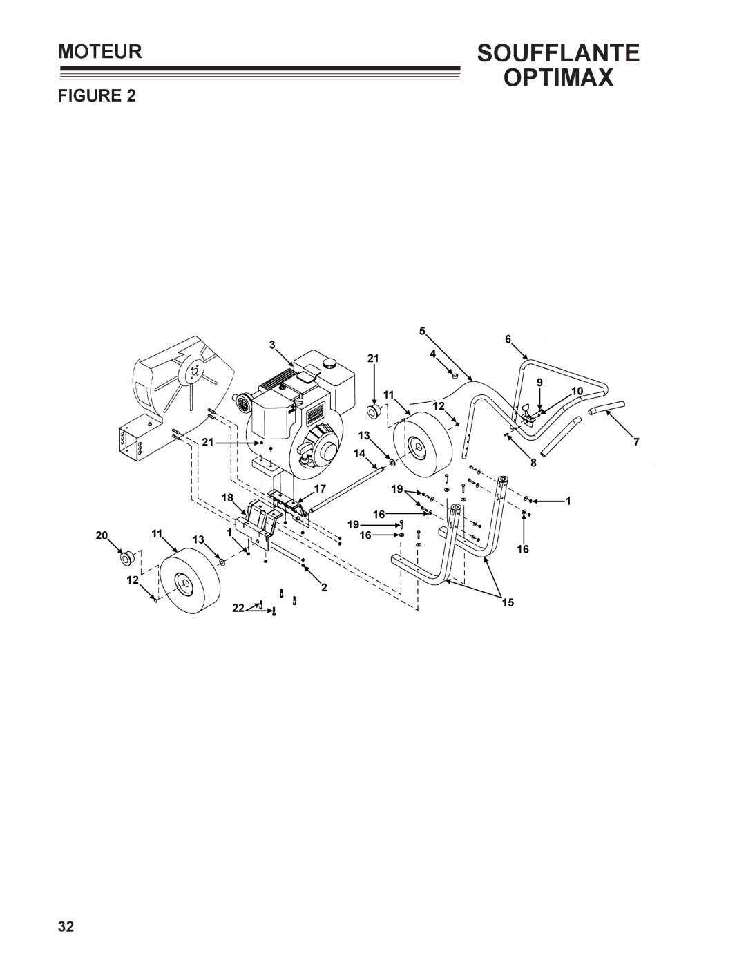 Little Wonder MAN 4163480 technical manual Moteur 