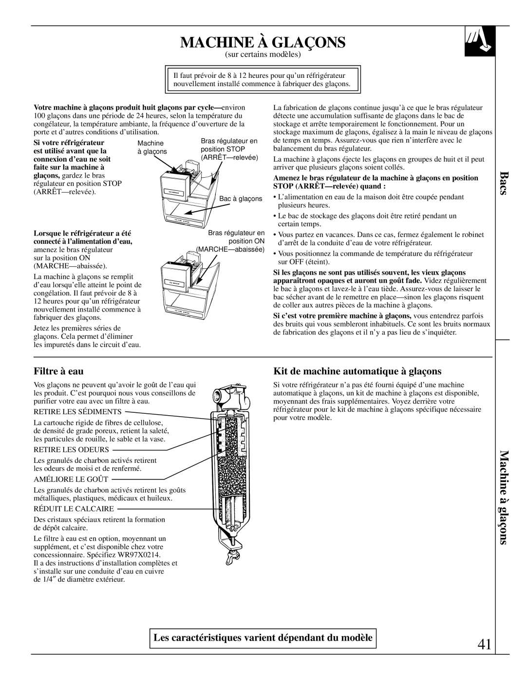 LivinBox Storage Products Co 22, 18, 21, 19, 25, 24 warranty Machine À Glaçons, Bacs, Machine à glaçons, Filtre à eau 