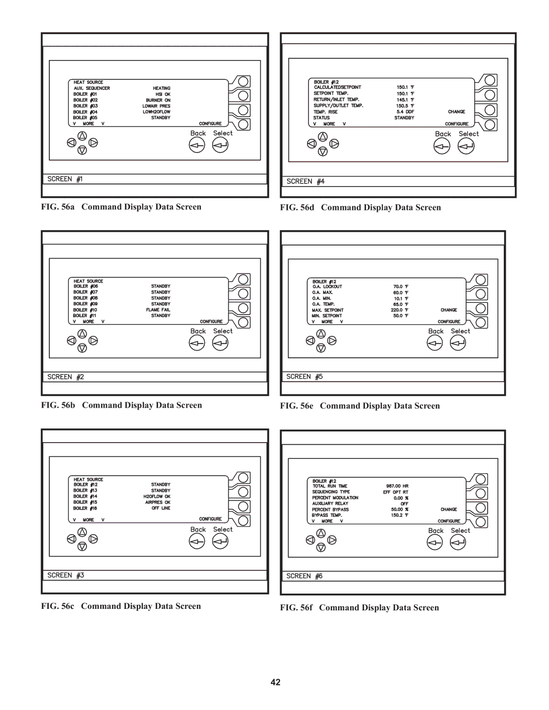 Lochinvar 1, 000 through 2 warranty Command Display Data Screen 