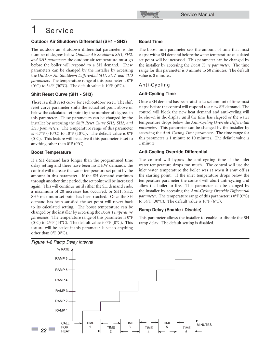 Lochinvar 400-801 service manual Anti-Cycling 