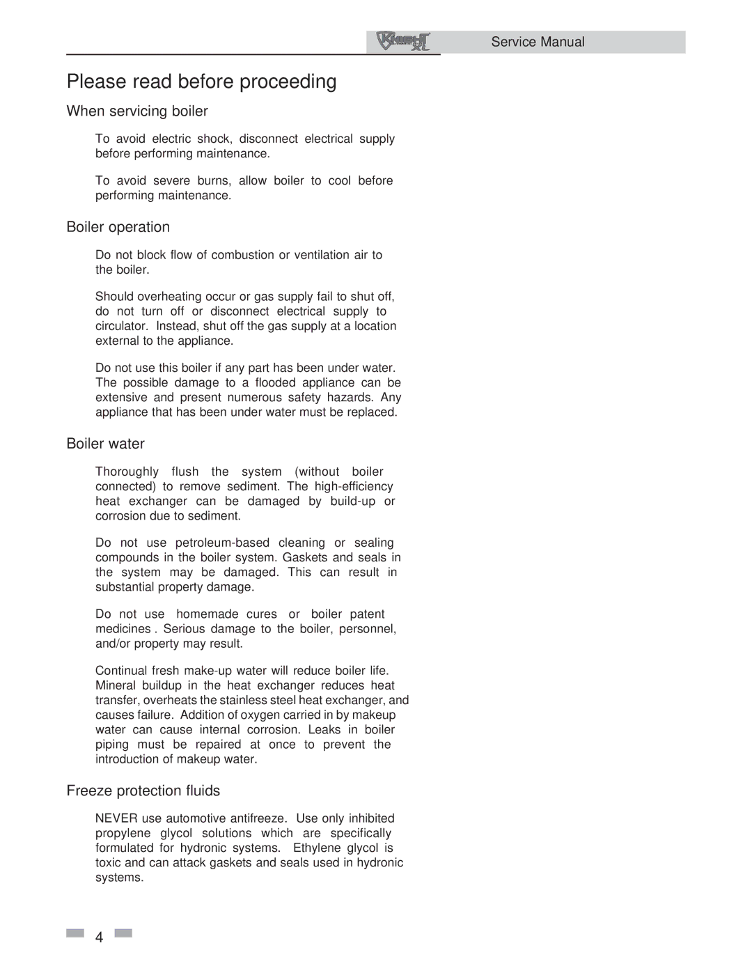 Lochinvar 400-801 service manual When servicing boiler 