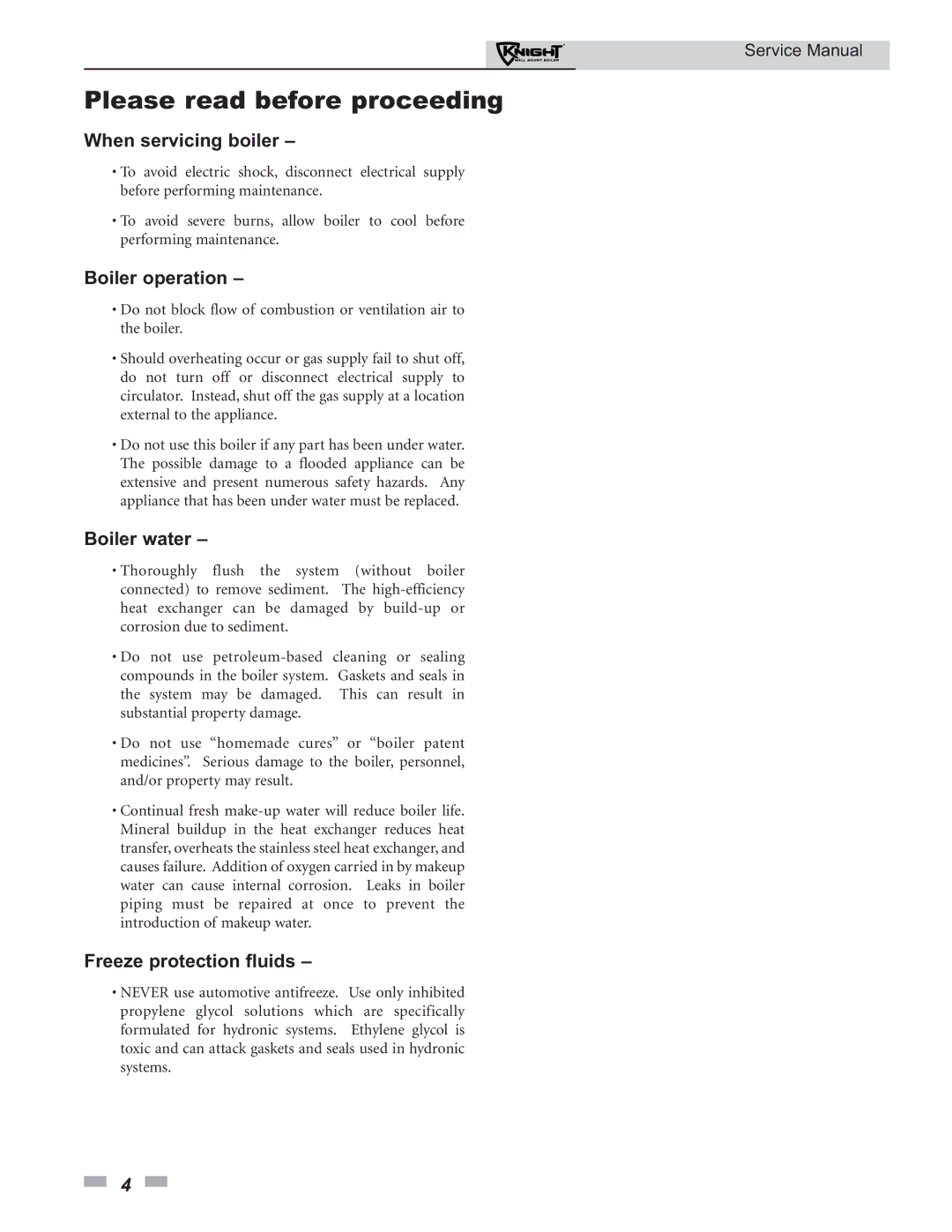 Lochinvar 50-210 service manual When servicing boiler 