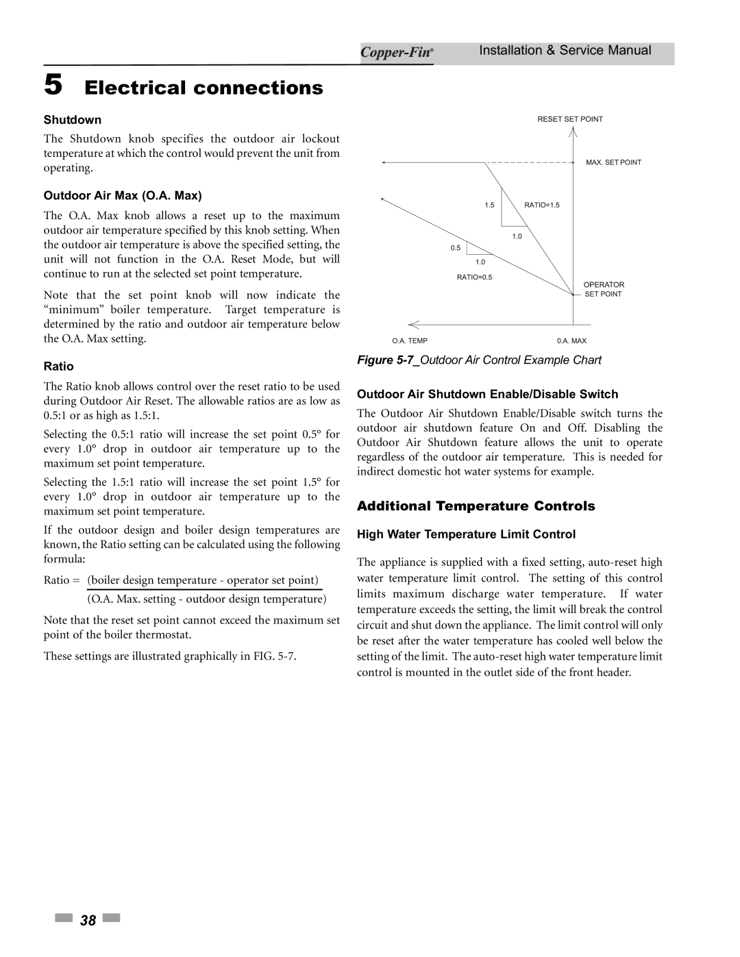 Lochinvar 500, 90 service manual Additional Temperature Controls 