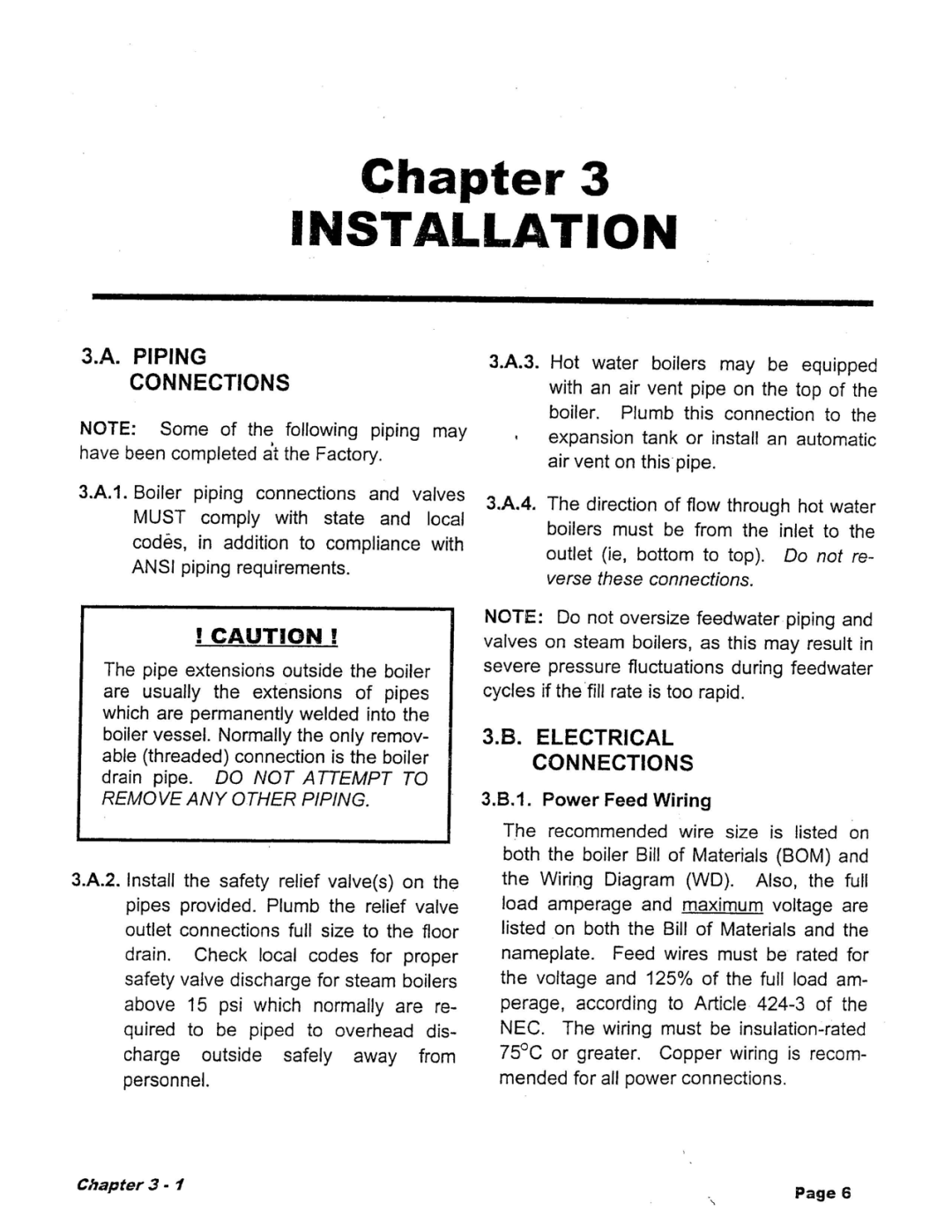 Lochinvar Electric Hot Water and Steam Boilers manual 